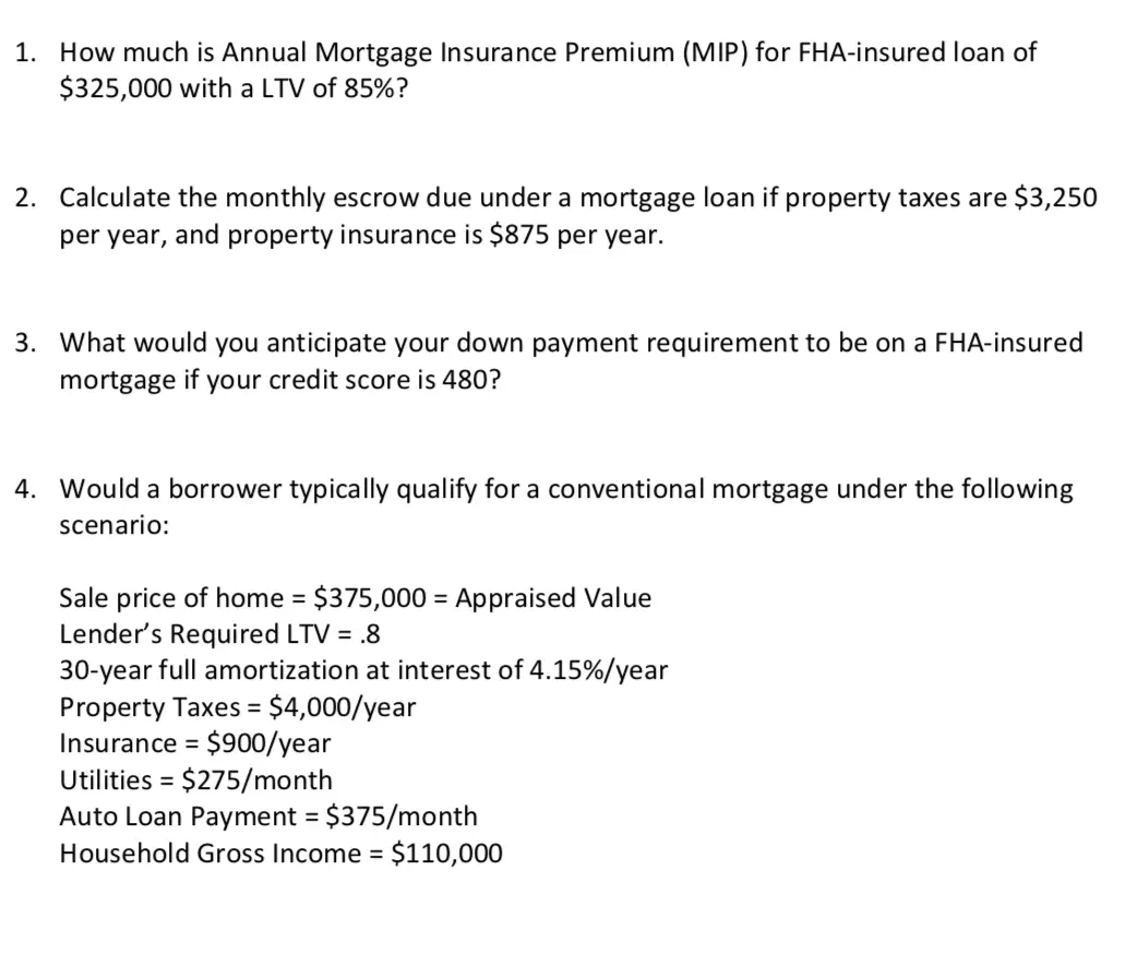 1. How much is Annual Mortgage Insurance Premium