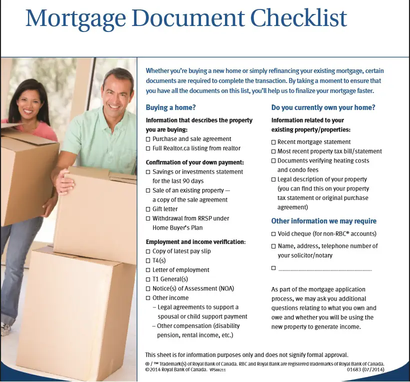 9 Free Sample Home Mortgage Checklists