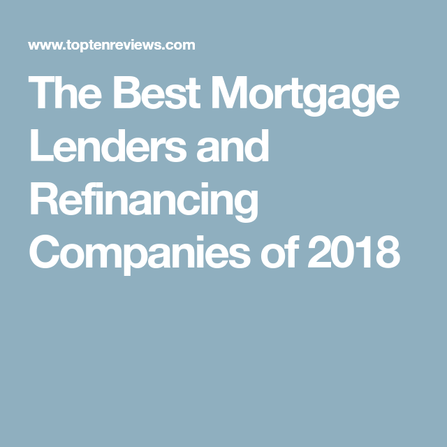 Best refinance mortgage companies 2021