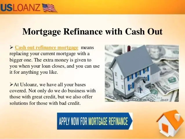 Cash Out Refinance Mortgage Rates