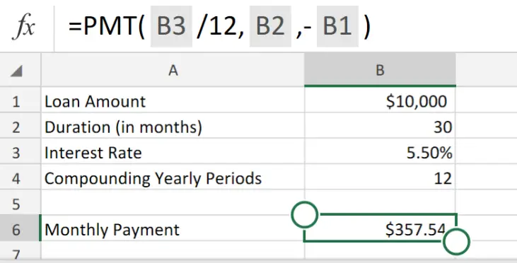 Excel formula: Calculate interest rate for loan