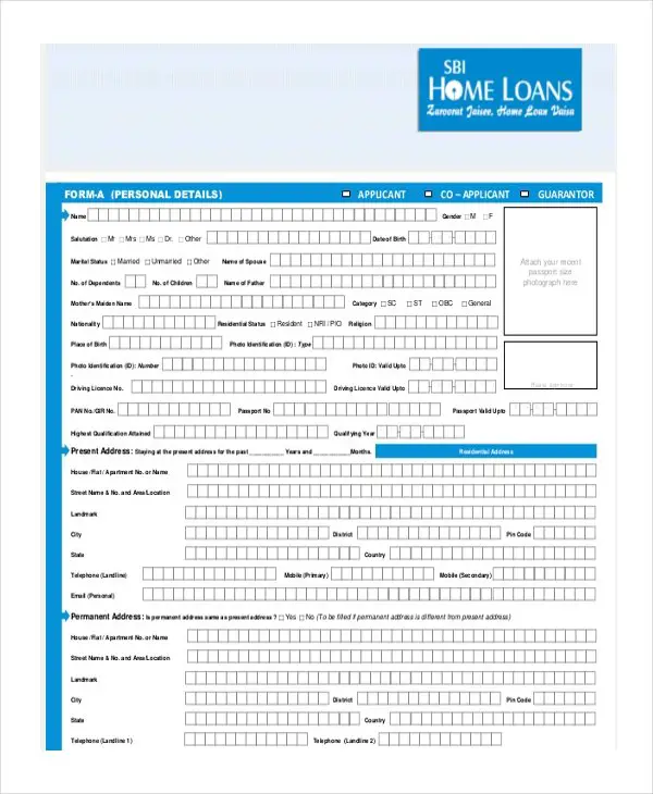 FREE 13+ Sample Loan Application Forms in PDF