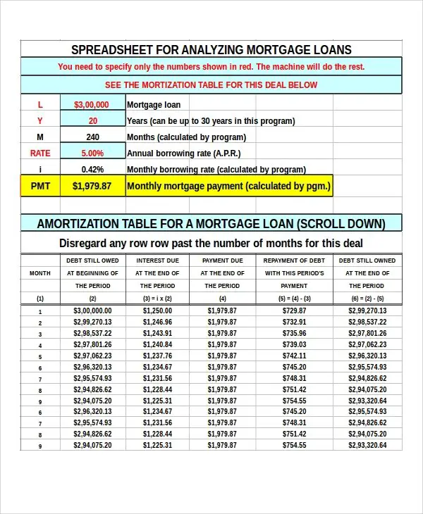 FREE 6+ Payment Calculator Mortgage Samples in PDF
