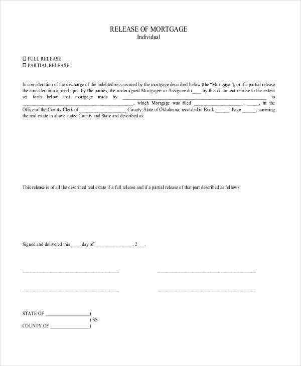 FREE 9+ Sample Release of Lien Forms in PDF