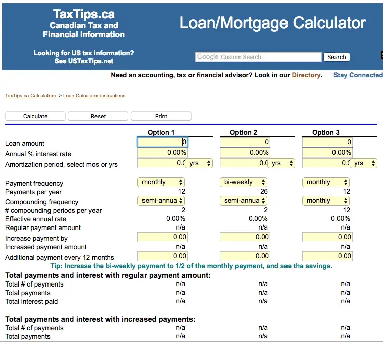 Get Mortgage Calculator PNG