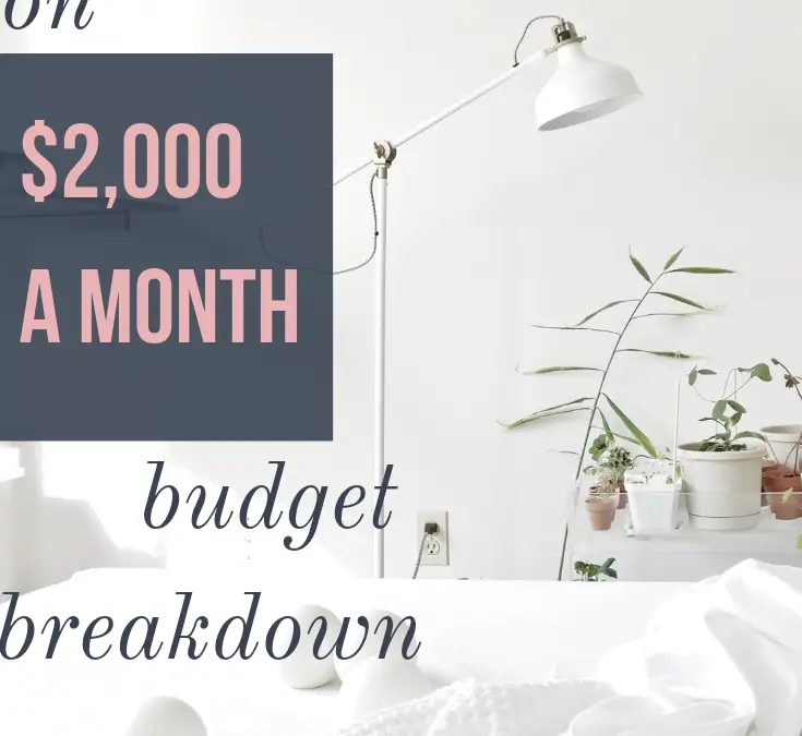 How I Live on $2,000 Per Month Budget Breakdown