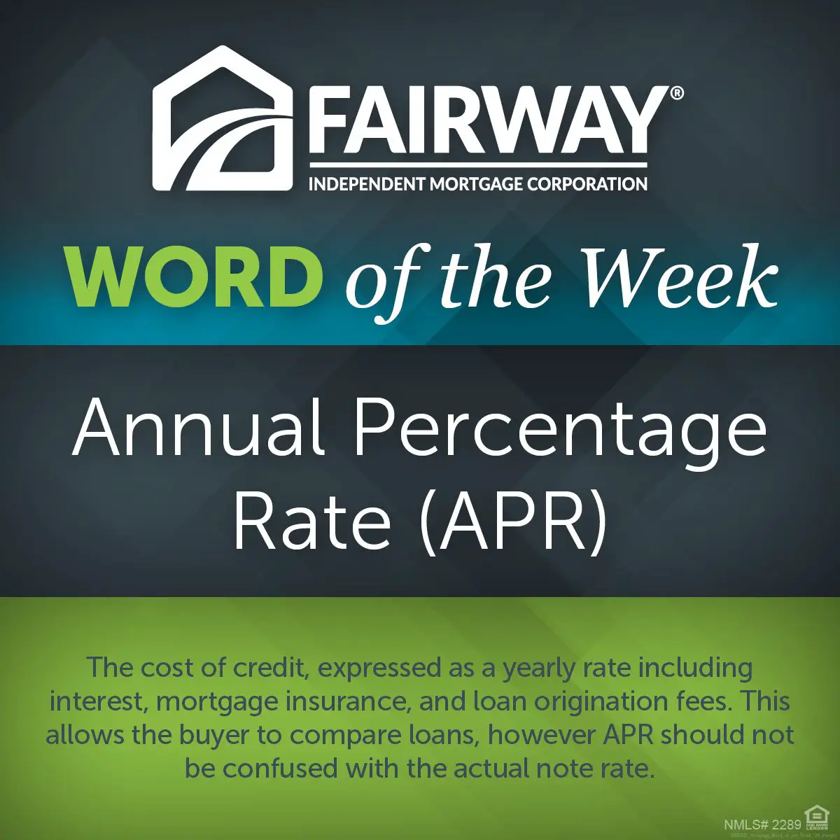 How is the APR different from the Mortgage Interest Rate?
