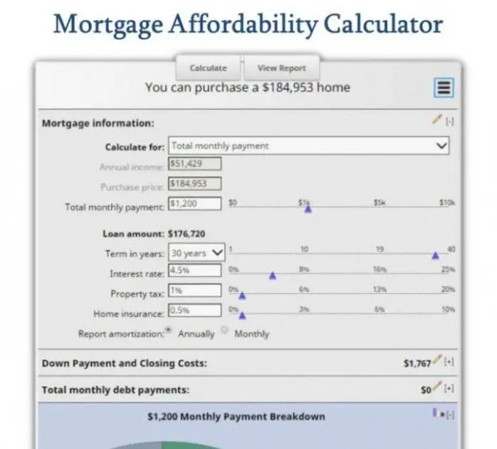 How Much Mortgage Can I Afford Each Month
