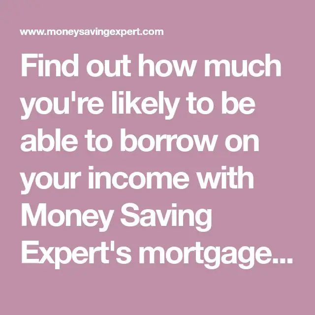 How Much Mortgage Loan Can I Borrow