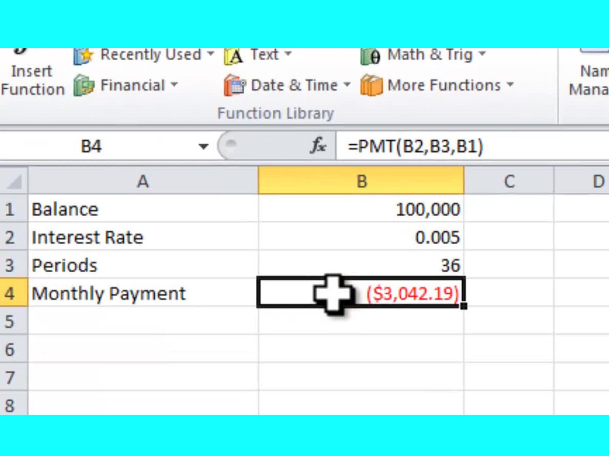 How to Calculate a Monthly Payment in Excel: 12 Steps