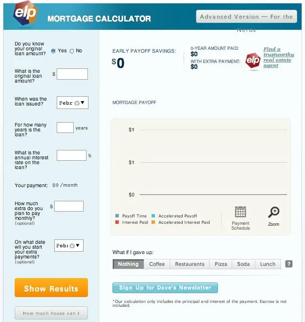 Lawsuits Against Mortgage Lenders: Mortgage X Early Payment Calculator