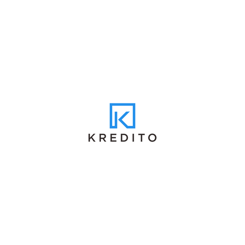 Modern logo for a new Fintech credit loan company