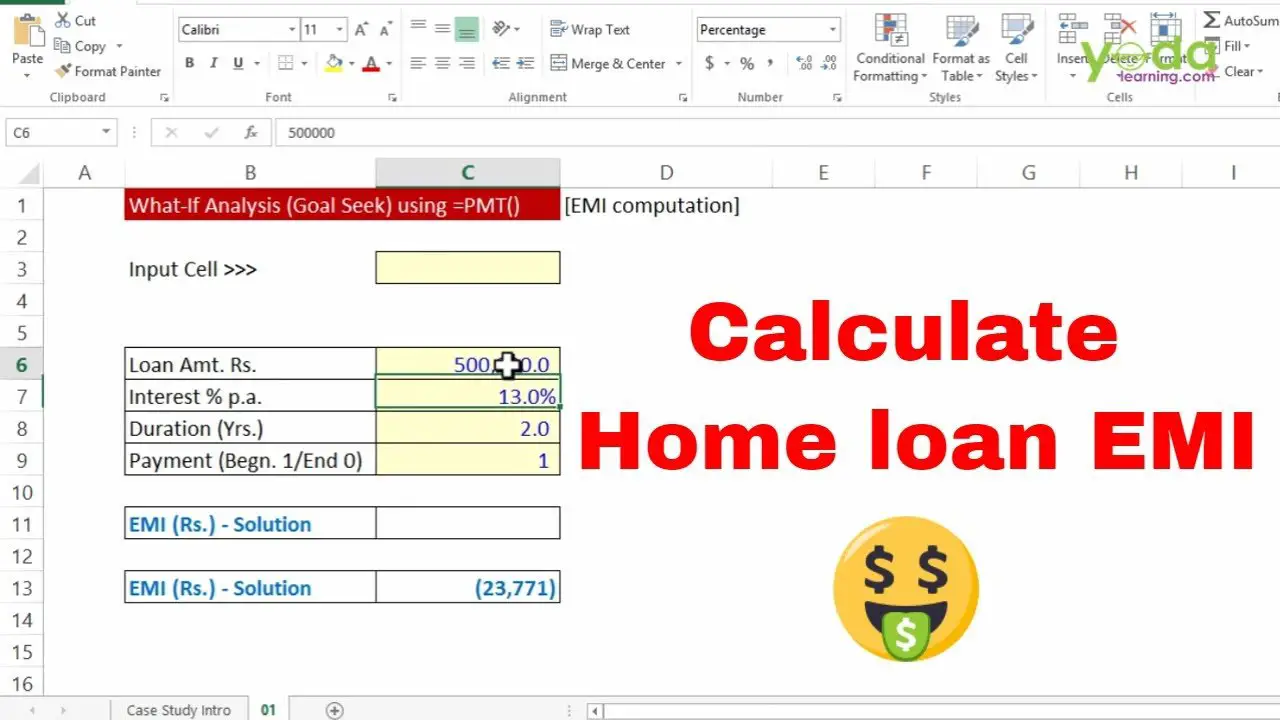 Monthly Emi Calculator Home Loan