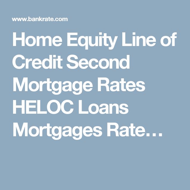 Mortgage Rates: Second Mortgage Rates