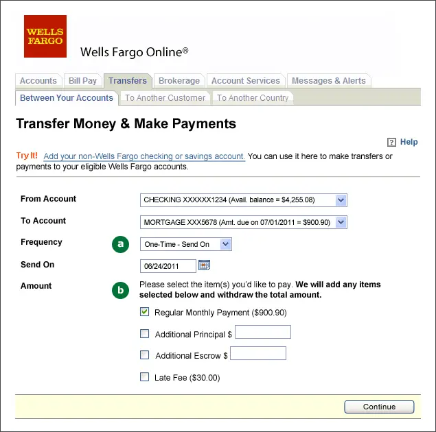 Paying Your Mortgage Online  Wells Fargo Home Mortgage