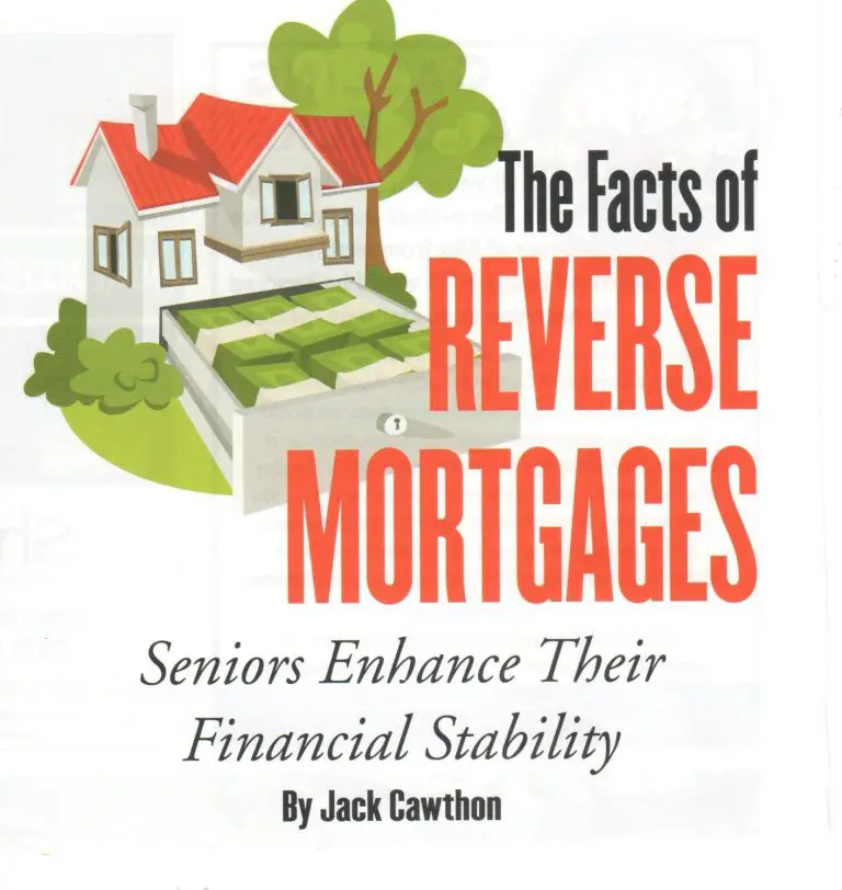 Reverse Mortgages can help seniors stay in their homes