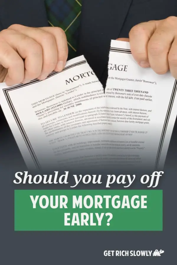 " Should I pay off my mortgage?"  Five thing to consider ...
