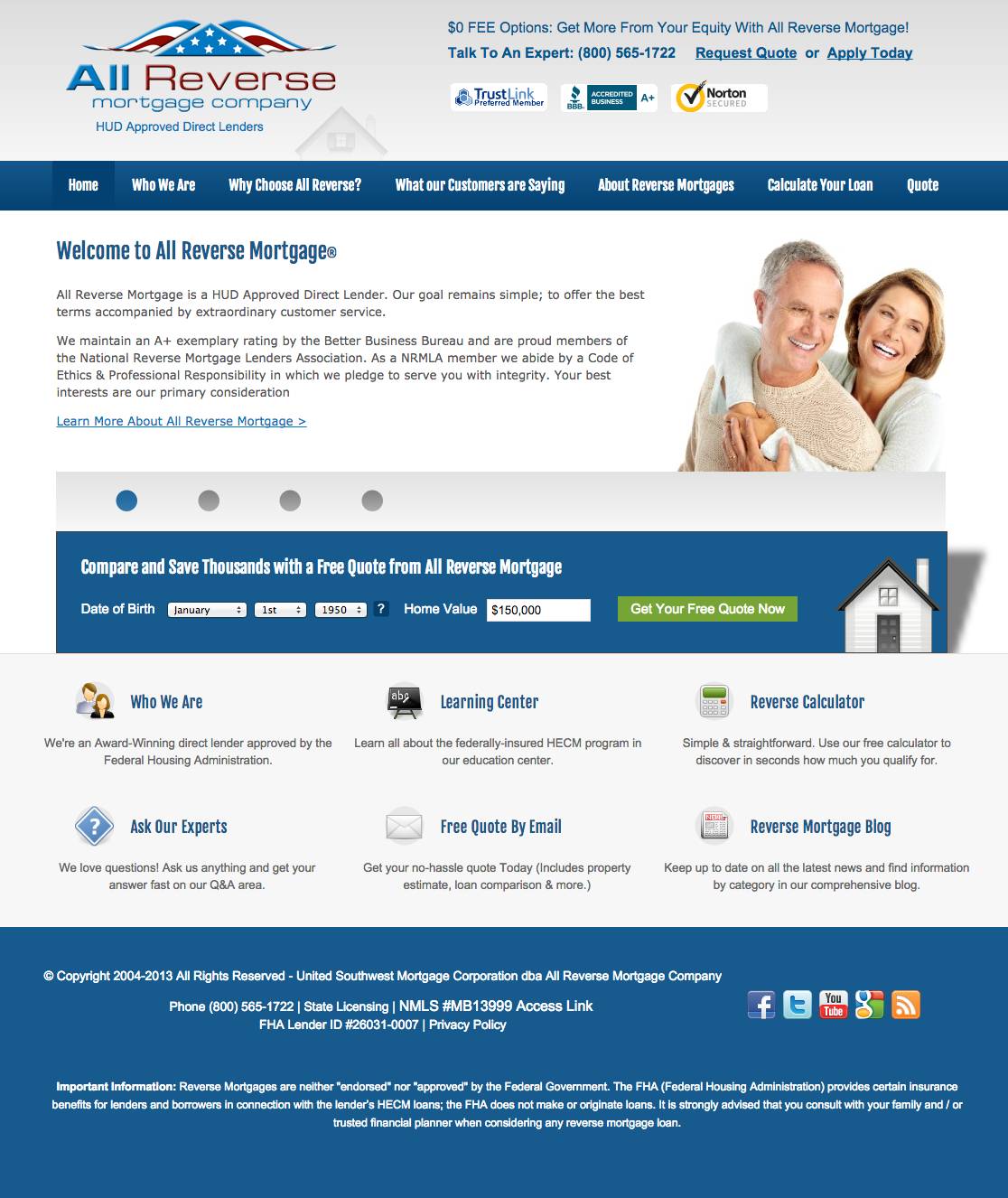 Top 5 Reviews and Complaints about All Reverse Mortgage Company