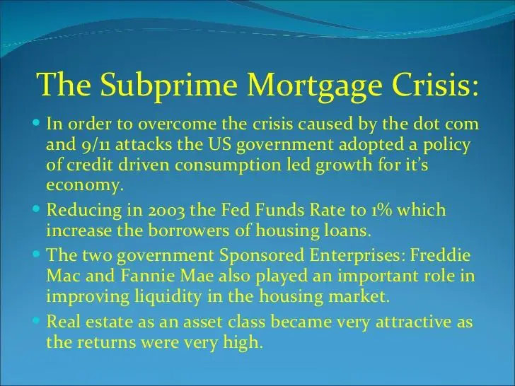UBS &  Subprime Mortgage Crises