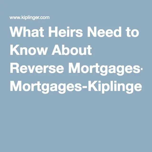 What Heirs Need to Know About Reverse Mortgages