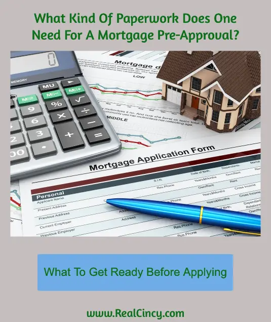 What Kind Of Paperwork Does One Need For A Mortgage Pre
